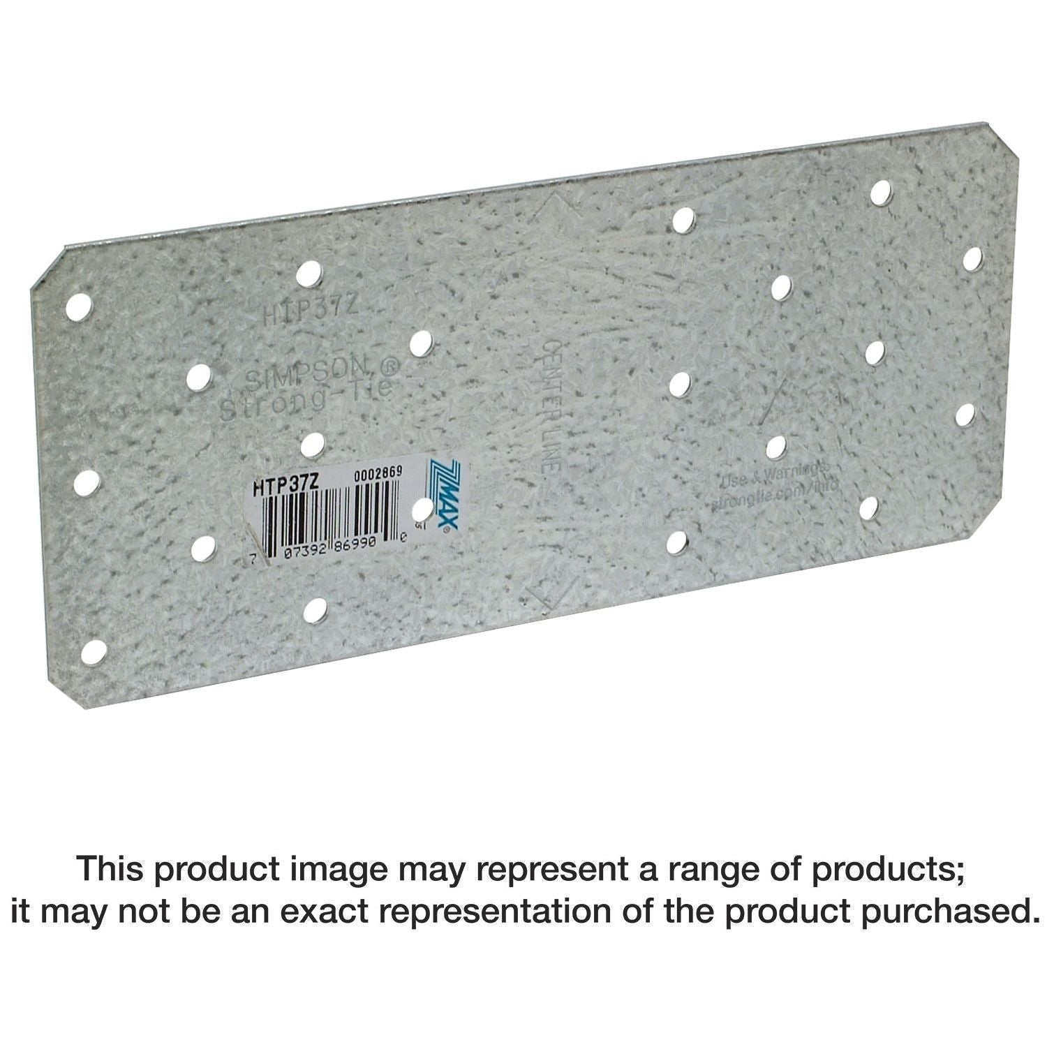 Simpson Strong-Tie HTP37Z HTP 3-in. X 7-in. ZMAX Galvanized Heavy Tie Plate