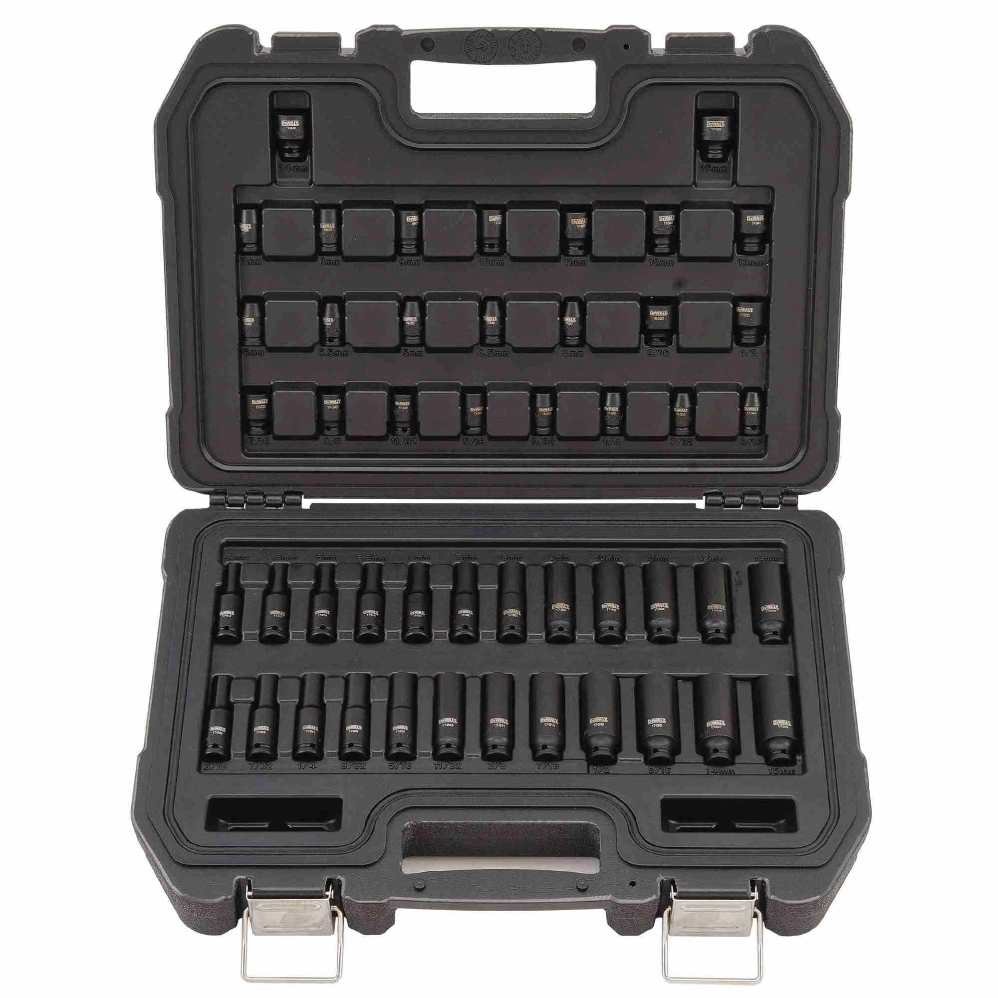 Dewalt DWMT19251 48 Piece 1/4-in Drive Combination Impact Socket Set 6 PT