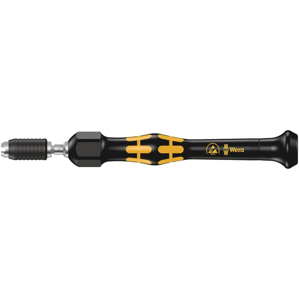Wera 1430 Esd Kraftform Micro Adjustable Torque Screwdrivers (0.02-0.11 Nm) With Quick-Release Chuck, 1431 Esdx0.05-0.11 Nm