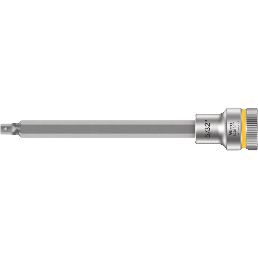 Wera 8740 B Hf Zyklop Bit Socket With Holding Function, 3/8-in. Drive, 5/32-in.x107-mm.