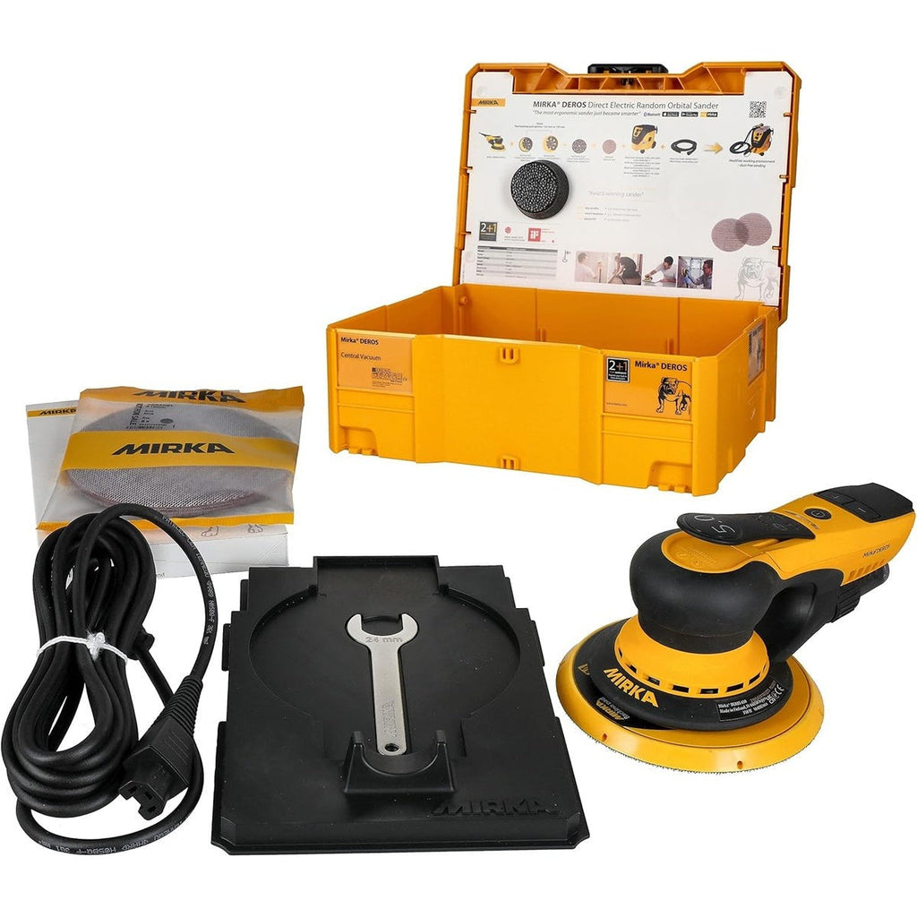 Mirka DEROS 110V 6-in. Corded 5.0mm Random Orbital Sander with Case