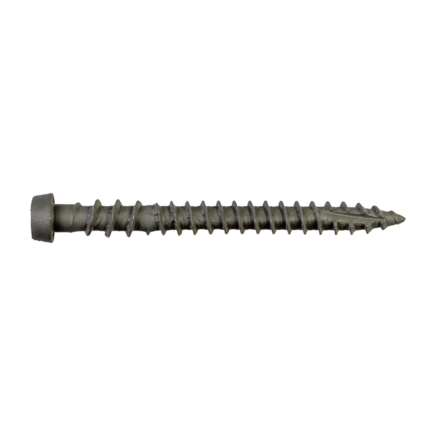 Simpson Strong-Tie DCU2GRR350 Deck-Drive DCU COMPOSITE Screw, #10 x 2-in. T20, Quik Guard, Gray, 350-Pack