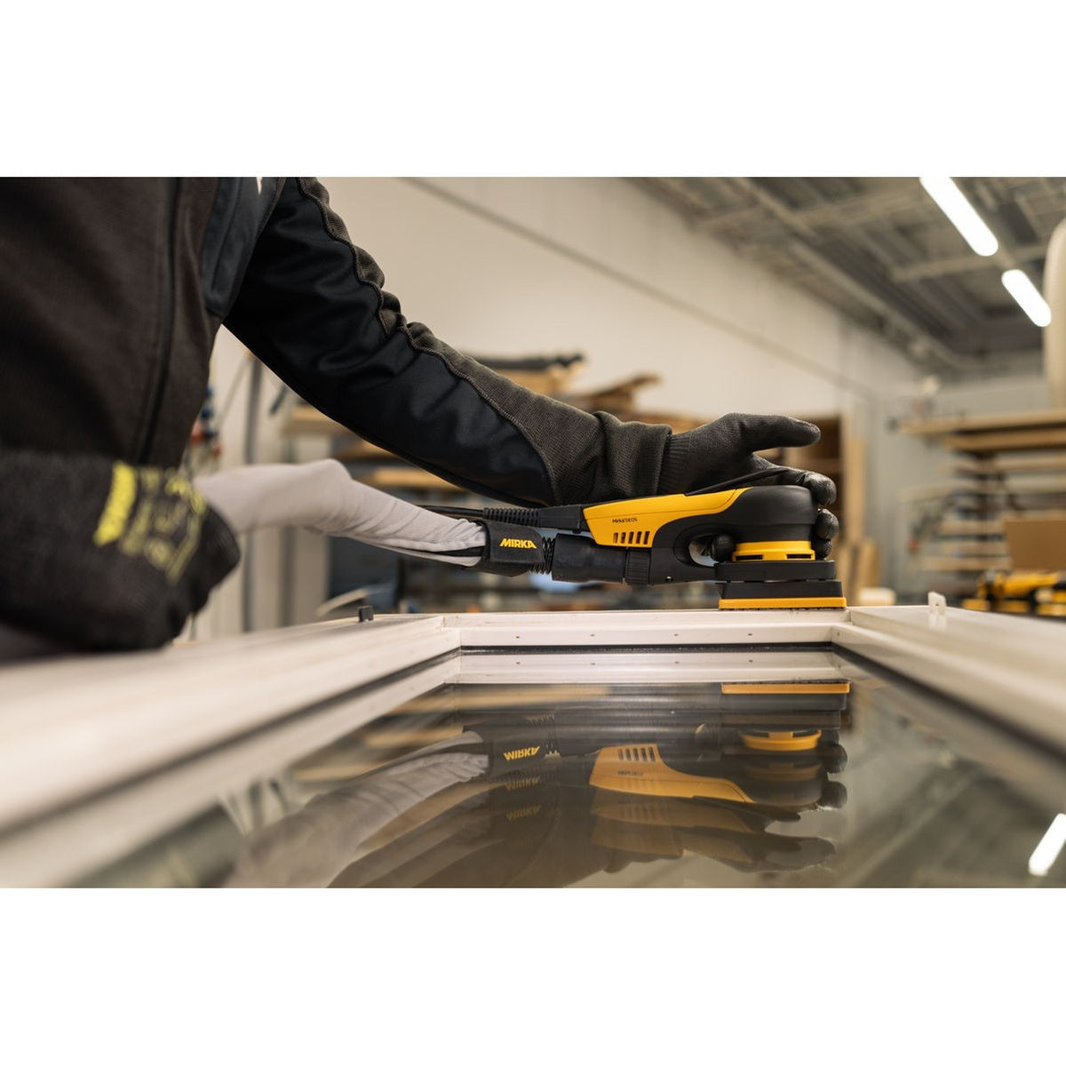 Mirka DEOS II 343X 3-in. x 4-in. Corded Orbital Sheet Sander with 3.0mm Orbit and Bluetooth