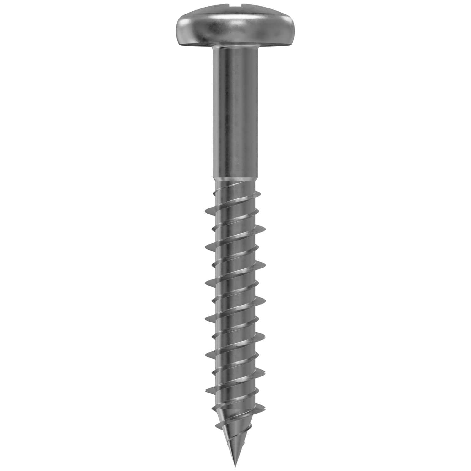 Simpson Strong-Tie T12J150PX-RP8 Marine Screw, Pan Head, #12 x 1-1/2-in. #3 Phillips Drive, Type 316, 8-Pack