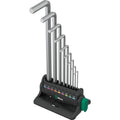 Wera 950/9 Hex-Plus 8 L-Key Set, Metric, Chrome-Plated, 10-Pieces