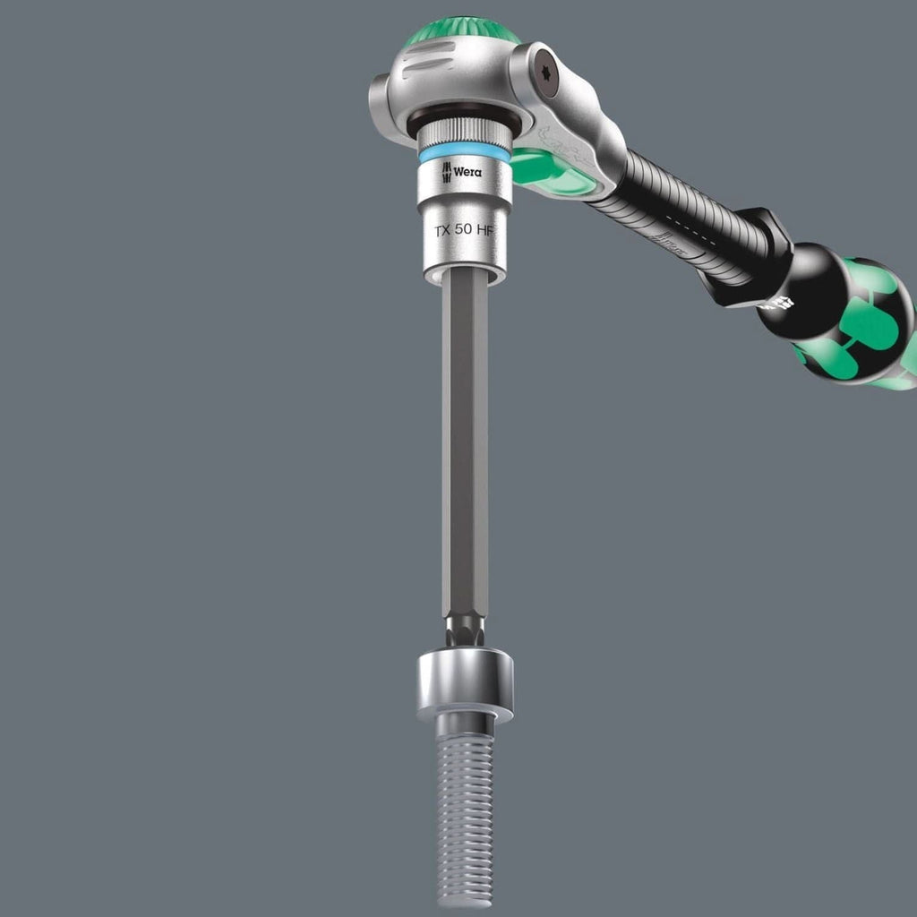 Wera 8767 C Hf Torx Zyklop Bit Socket With 1/2-in. Drive With Holding Function, Torx 30x140-mm.