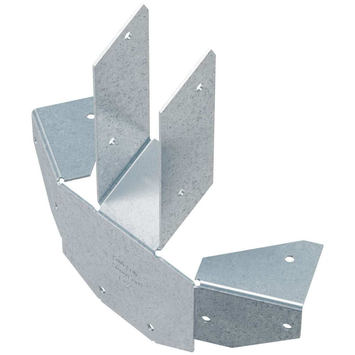 Simpson Strong-Tie GT2Z GT ZMAX Galvanized 16-Gauge Gazebo Tie for 6-2x Rafters and Top Plate to Post