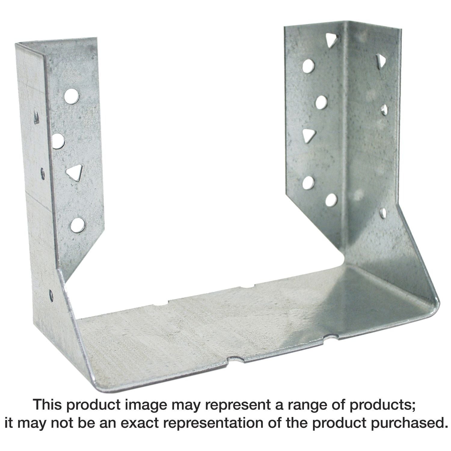 Simpson Strong-Tie HUC66 HUC Galvanized Face-Mount Concealed-Flange Joist Hanger for 6x6