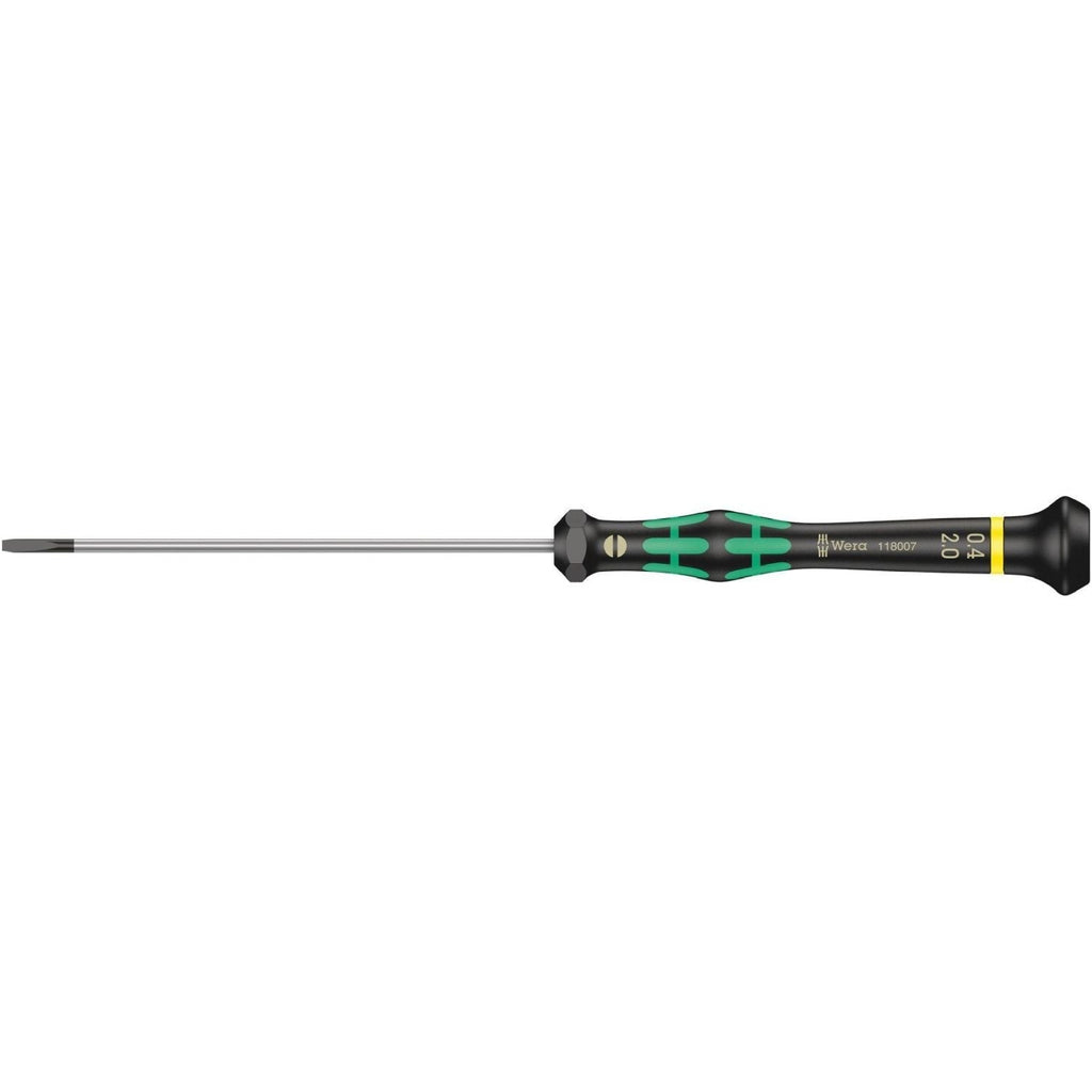 Wera 2035 Screwdriver For Slotted Screws For Electronic Applications, 0.50x3x50-mm.