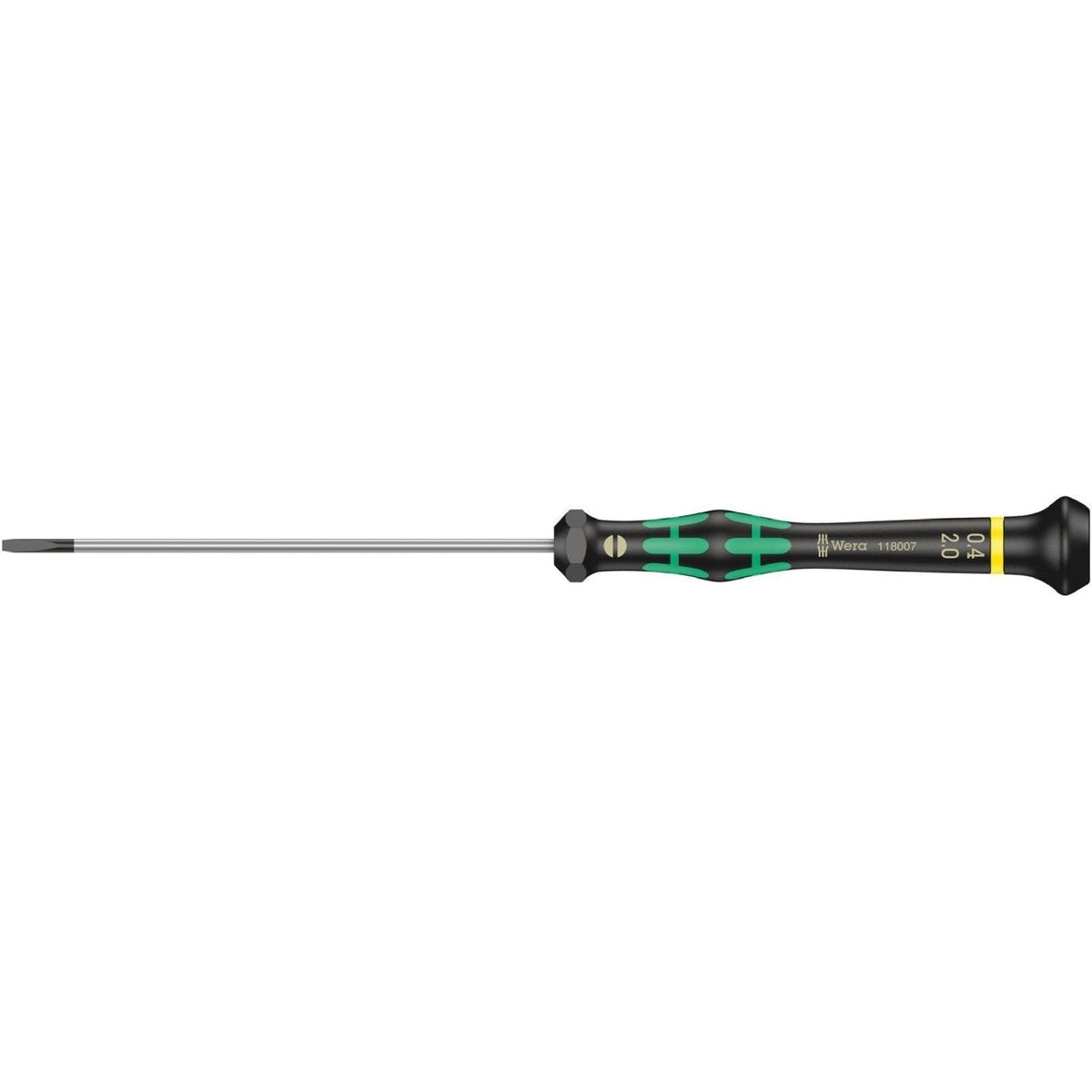 Wera 2035 Screwdriver For Slotted Screws For Electronic Applications, 0.50x3x50-mm.