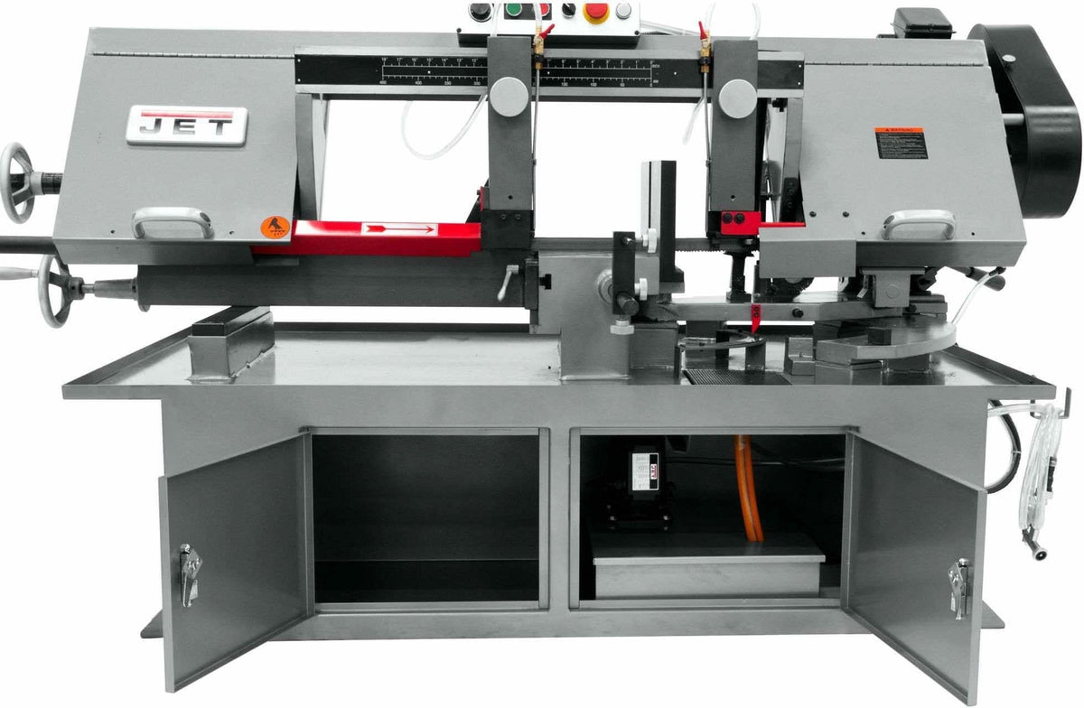 Jet 413411 MBS-1018-1 , 10" x 18" Horizontal Dual Mitering Bandsaw