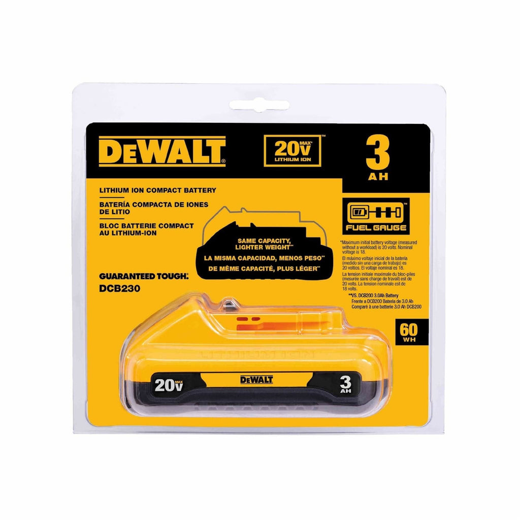 DeWalt DCB230 20V MAX 3.0Ah Compact Battery