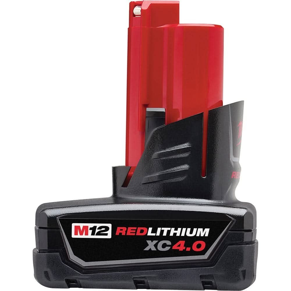Milwaukee M12 Brushless 2-inch Planer with 4.0Ah Extended Capacity Battery