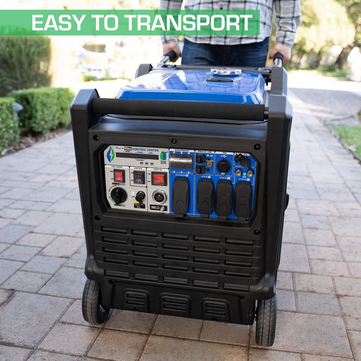 DuroMax XP9000iH 9,000-Watt 459cc Dual Fuel Digital Inverter Hybrid Portable Generator