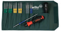 Wiha 28600 TorqueControl 10-50 Inch/lbs. 20 Piece Slotted/Phillips/Torx/Hex Blades