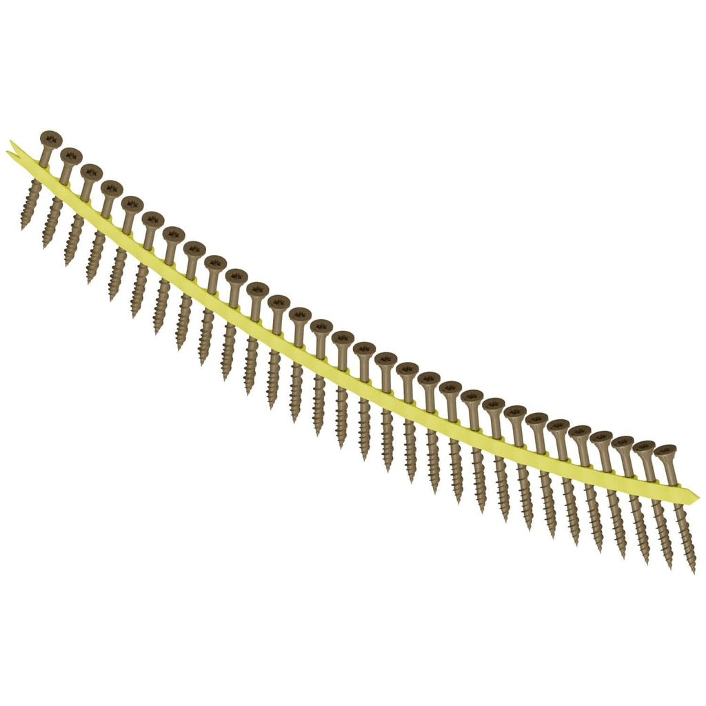 Simpson Strong-Tie WSVF2S Strong-Drive WSVF SUBFLOOR Screw (Collated), #9 x 2-in. T25, Gray, 2000-Pack