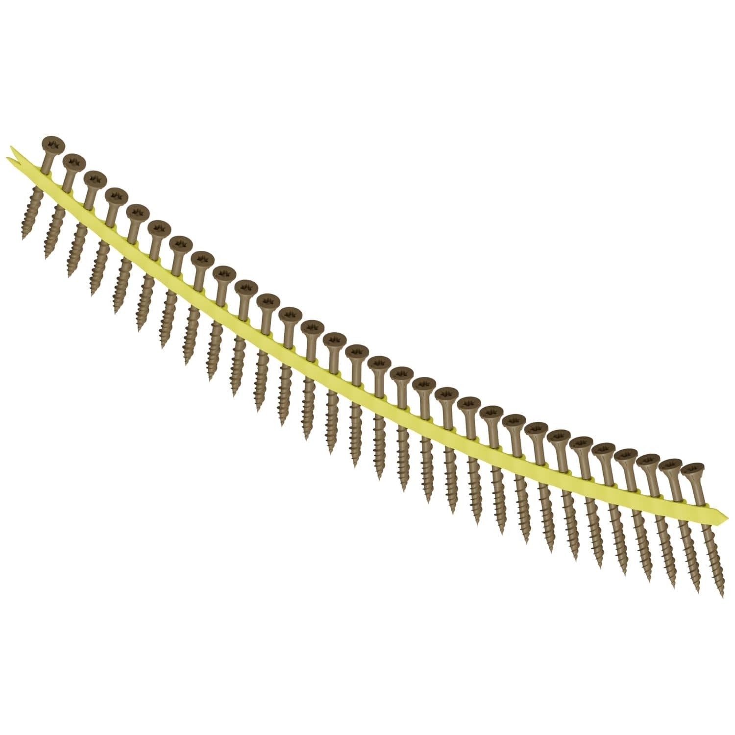 Simpson Strong-Tie WSVF2S Strong-Drive WSVF SUBFLOOR Screw (Collated), #9 x 2-in. T25, Gray, 2000-Pack