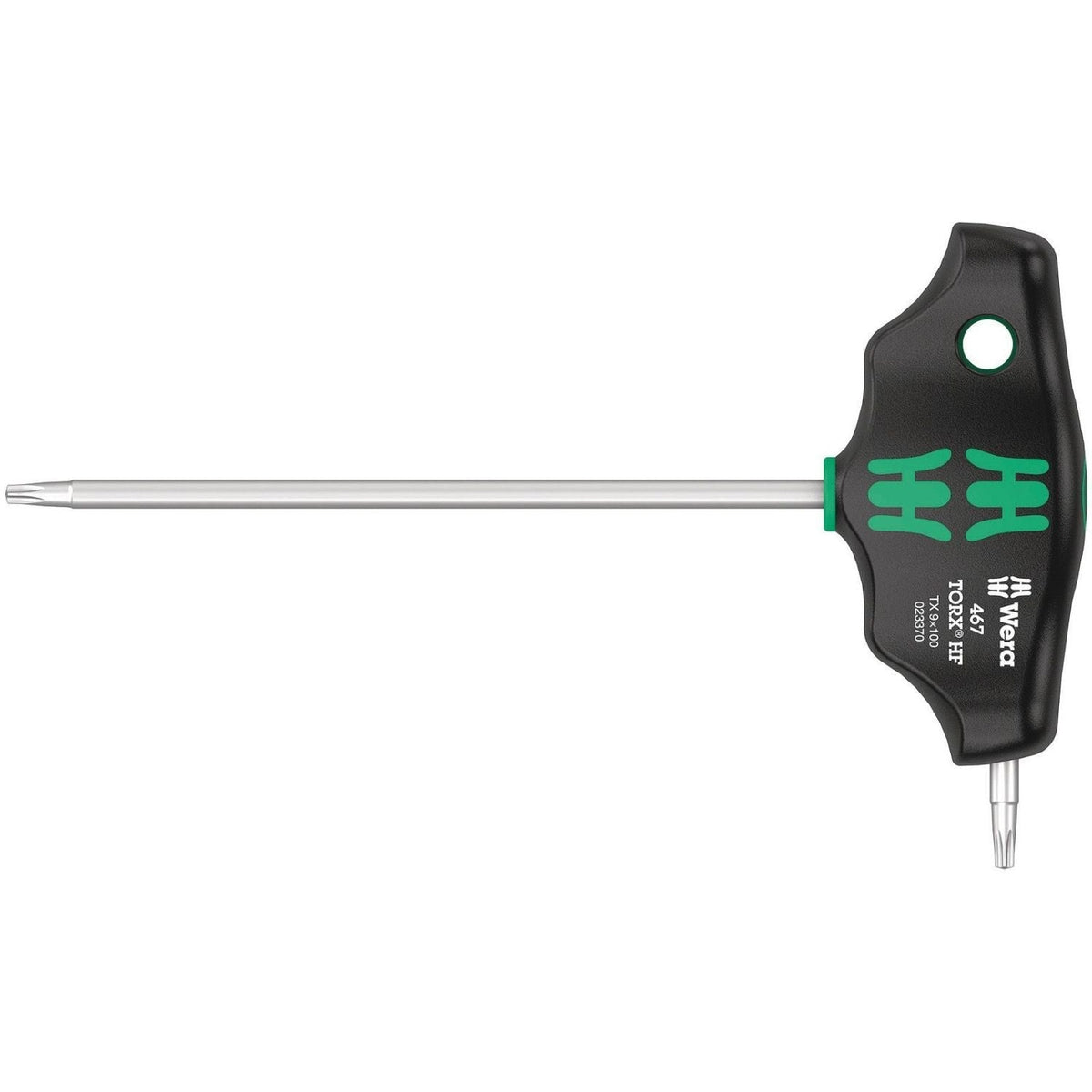 Wera 467 Torx Hf T-Handle Screwdriver With Holding Function, Torx 7x100-mm.