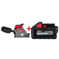 Milwaukee M18 FUEL 6-1/2" Plunge Track Saw with M18 XC 6.0Ah Battery Pack