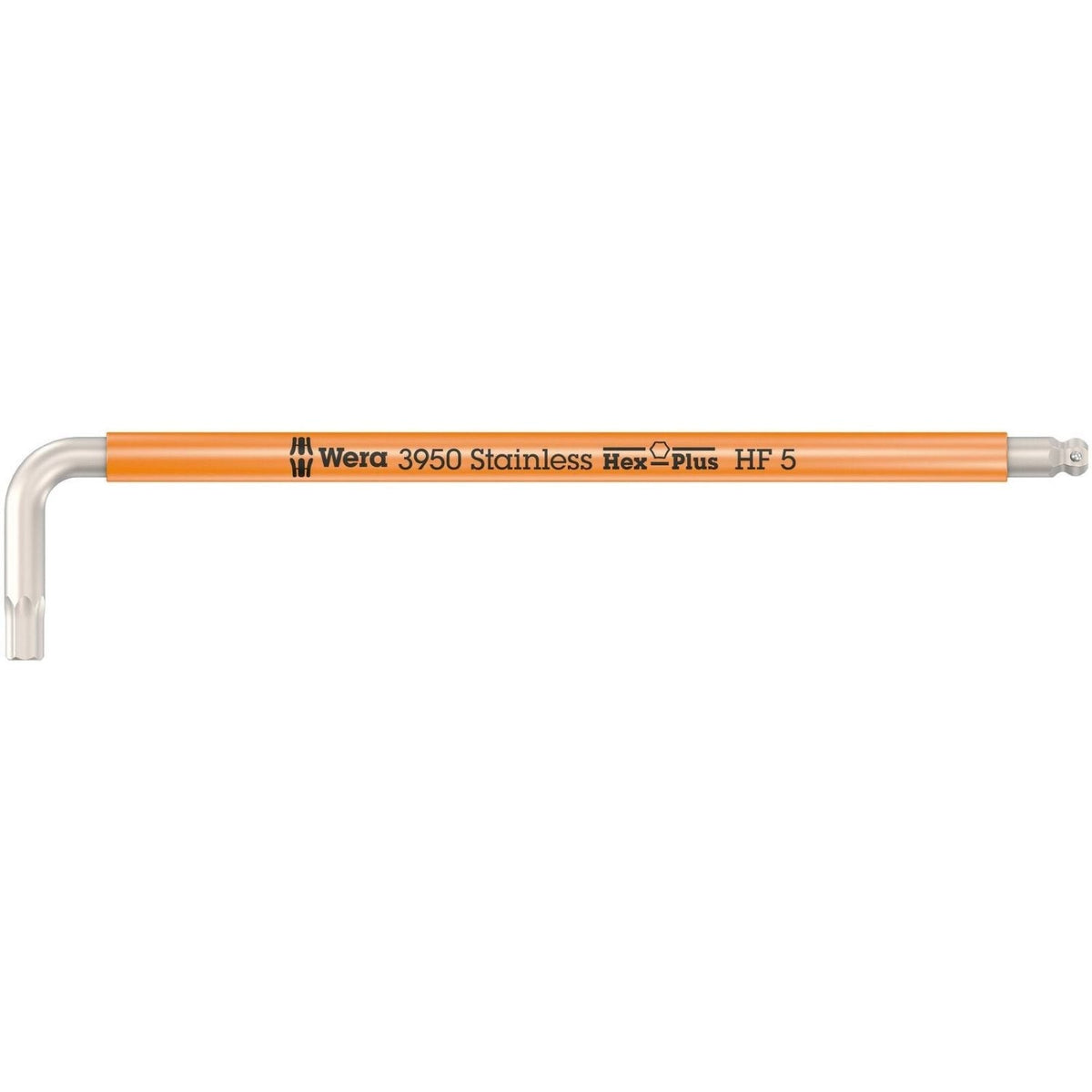 Wera 3950 Spkl Multicolour Hf L-Key, Metric, Stainless Steel, With Holding Function, 5x154-mm.