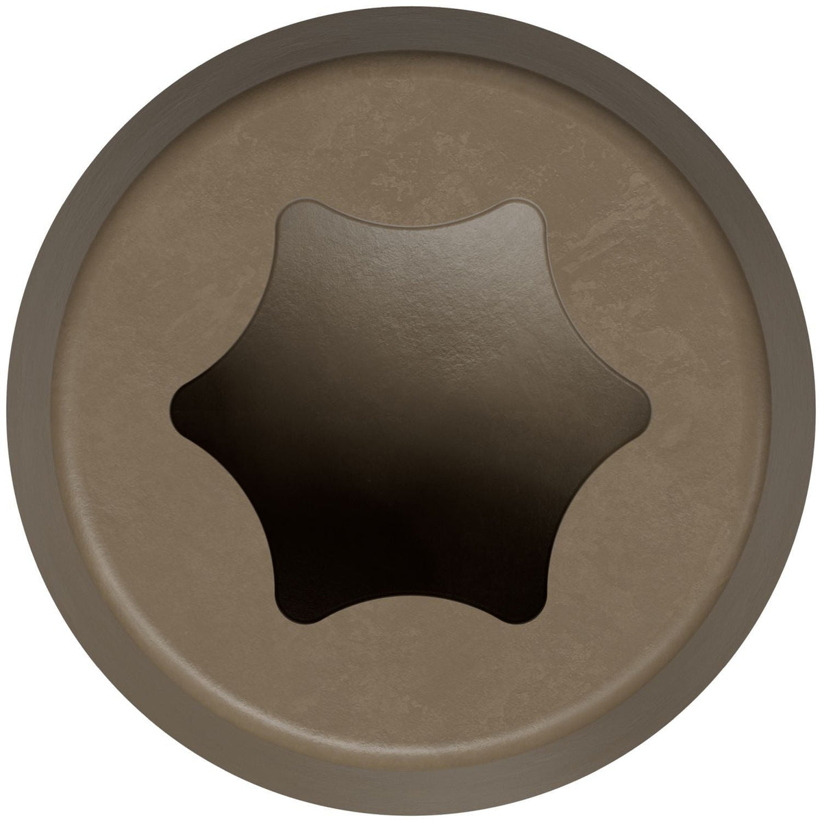 Simpson Strong-Tie DCU234BR05R350 Deck-Drive DCU COMPOSITE Screw, #10 x 2-3/4-in. T20, Quik Guard, Brown 05, 350-Pack