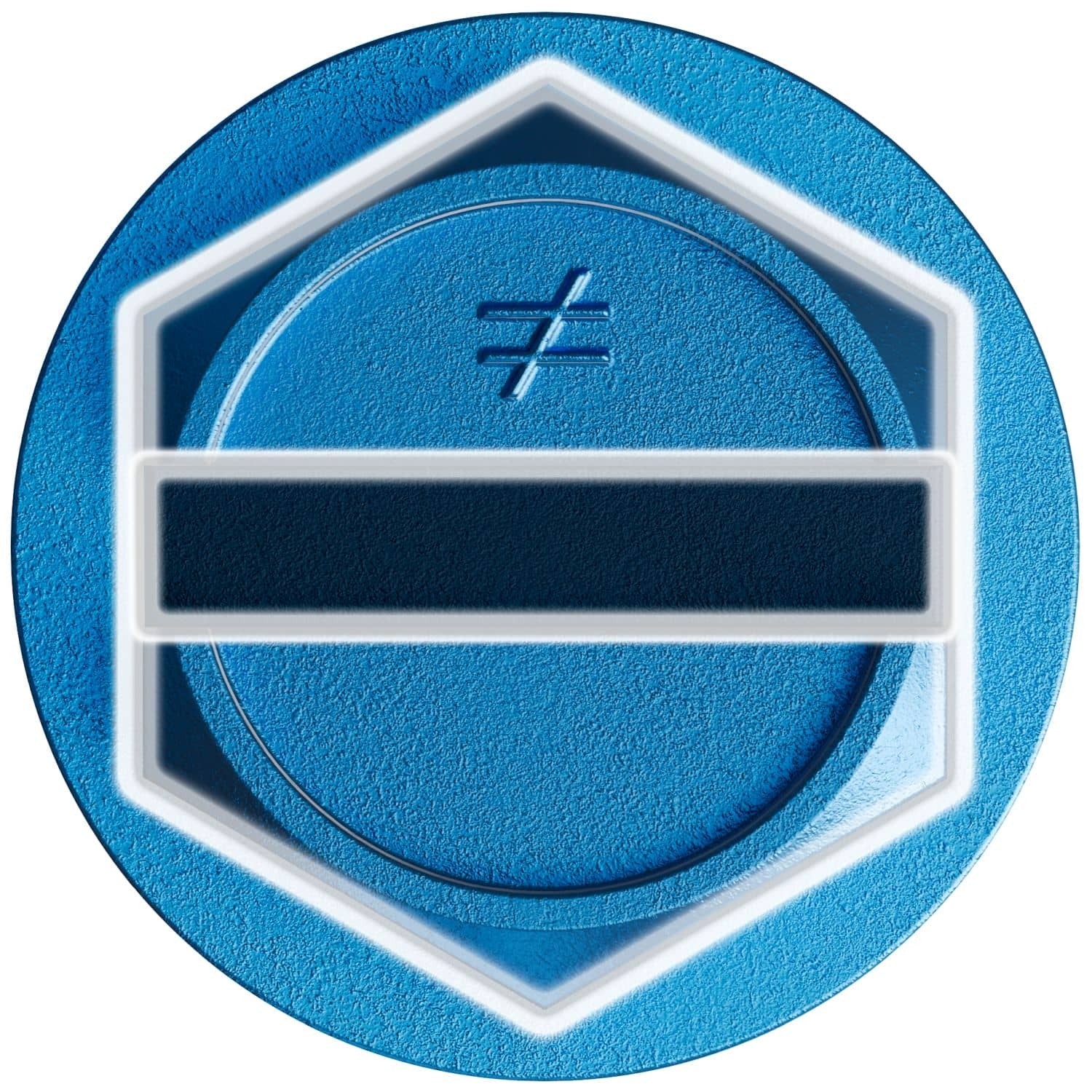 Simpson Strong-Tie TNT18214HB Titen Turbo, 3/16-in. x 2-1/4-in. Hex-Head Concrete and Masonry Screw, Blue, 2000-Pack