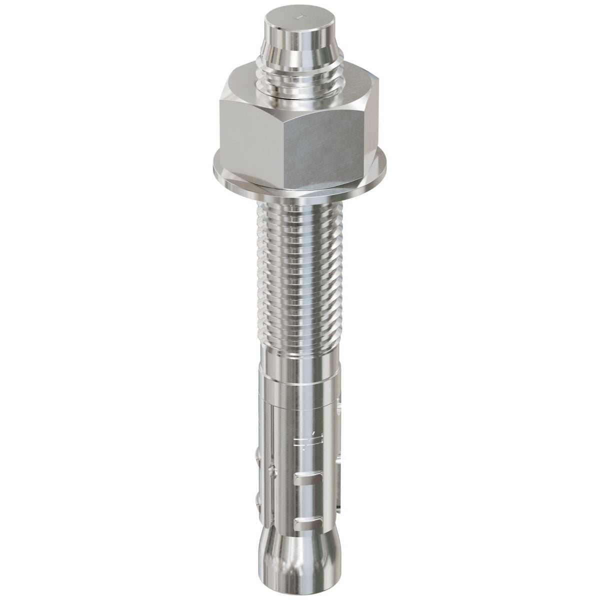 Simpson Strong-Tie STB2-75512S4F10 Strong-Bolt 2, 3/4-in. x 5-1/2-in. Type 304 Stainless-Steel Wedge Anchor, Fully Assembled, 10-Pack