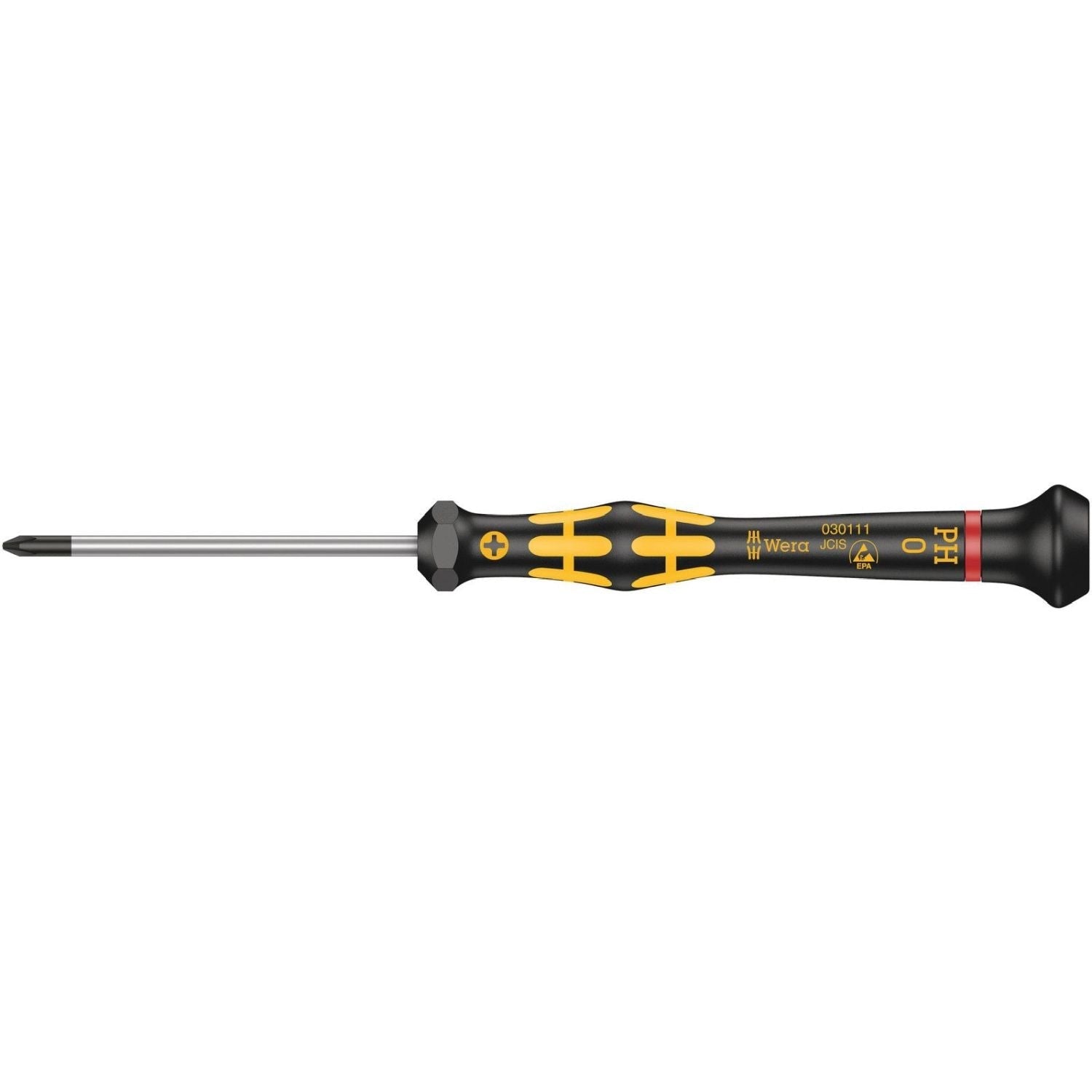 Wera 1550 Ph Esd Kraftform Micro Screwdriver For Phillips Screws, Ph 0x60-mm.