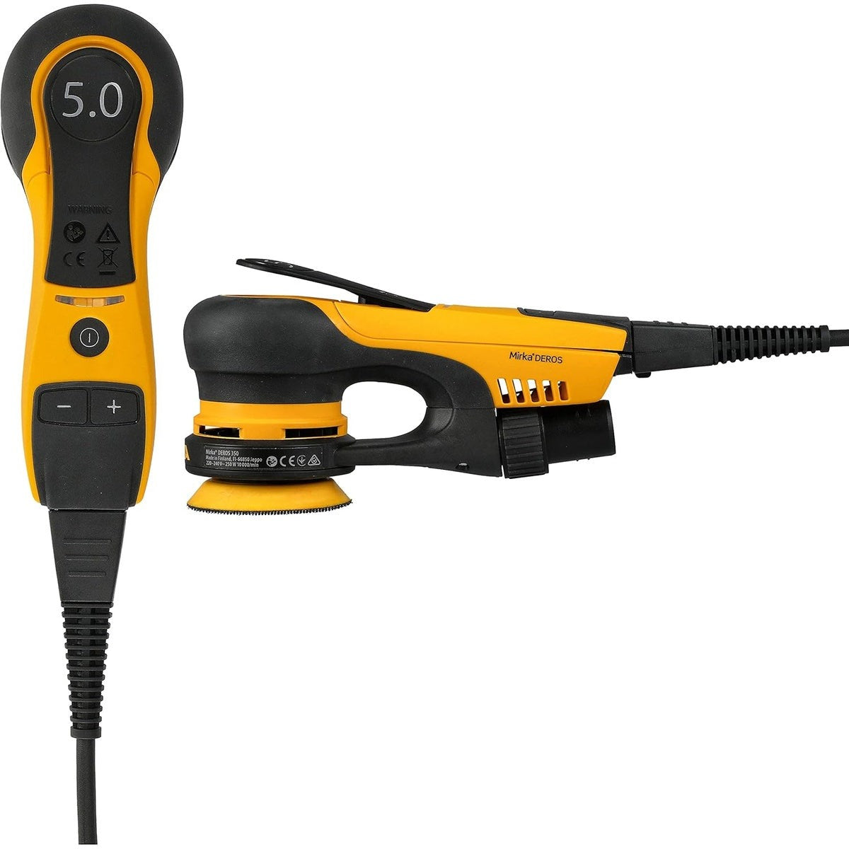 Mirka DEROS 110V 3-in. 5 mm Corded Random Orbital Sander for Dust-Free Sanding (MID3502011US)
