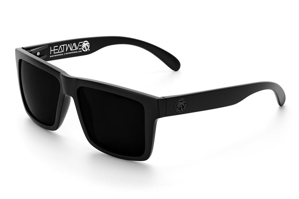 Heat Wave VISE Z87 Black Frame Ultra Black Lens Sunglasses