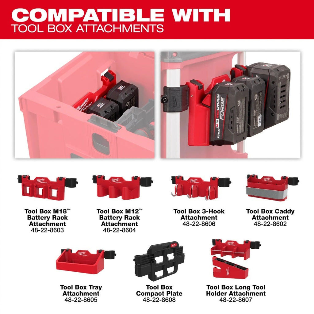 Milwaukee 48-22-8420 PACKOUT Rolling Drawer Tool Box & 48-22-8444 PACKOUT 4-Drawer Tool Box