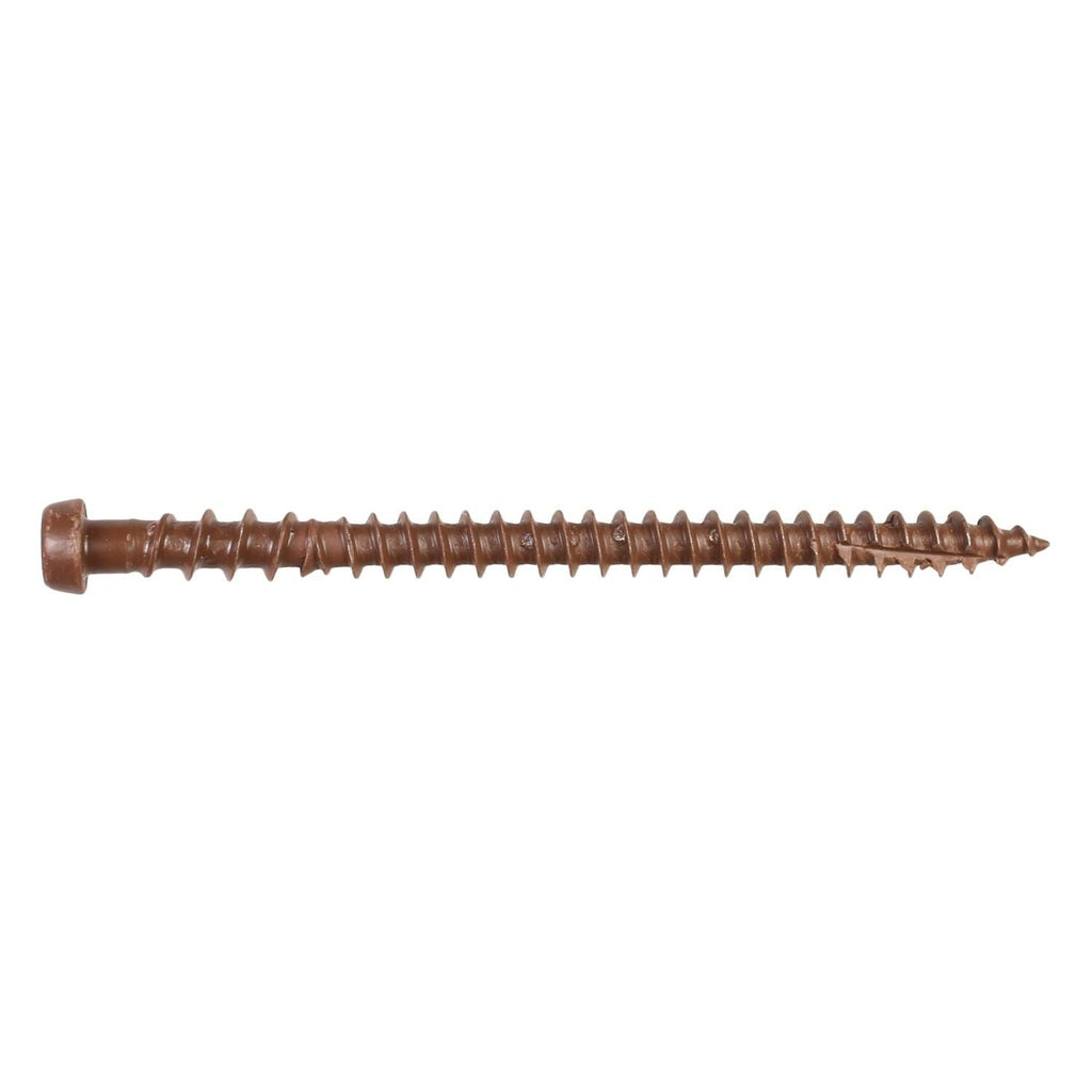 Simpson Strong-Tie Deck-Drive DCU COMPOSITE Screw, #10 x 2-3/4-in. T20, Quik Guard, Tan 01, 70-Pack (DCU234TN01R70)