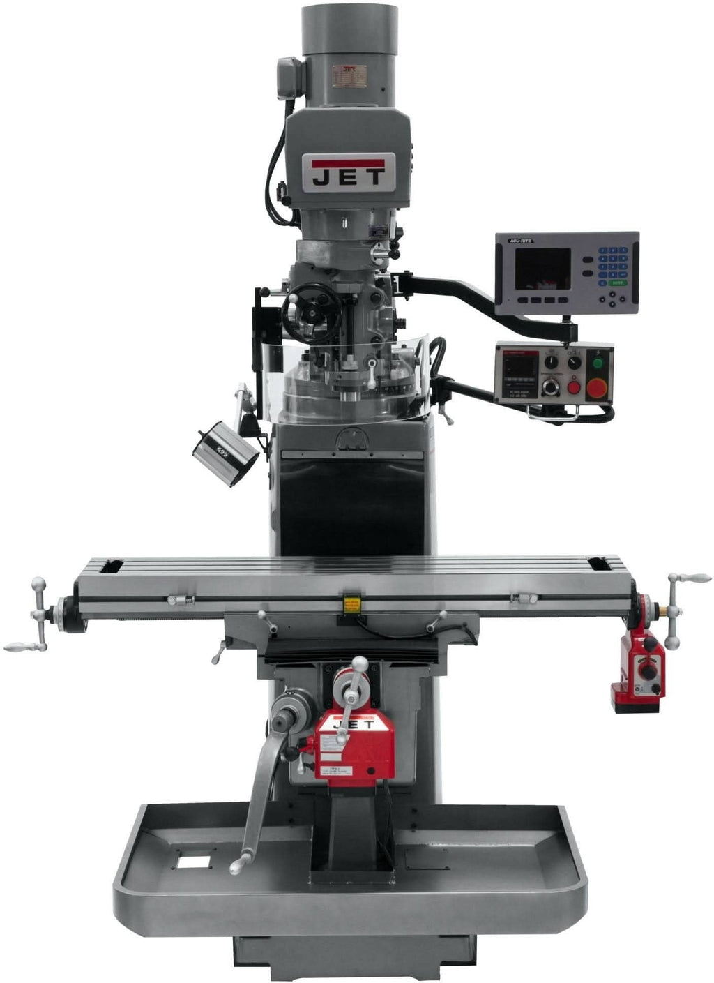 Jet Tools 690621 JTM-1050EVS2/230 Mill With Acu-Rite 200S DRO With X and Y-Axis Powerfeeds