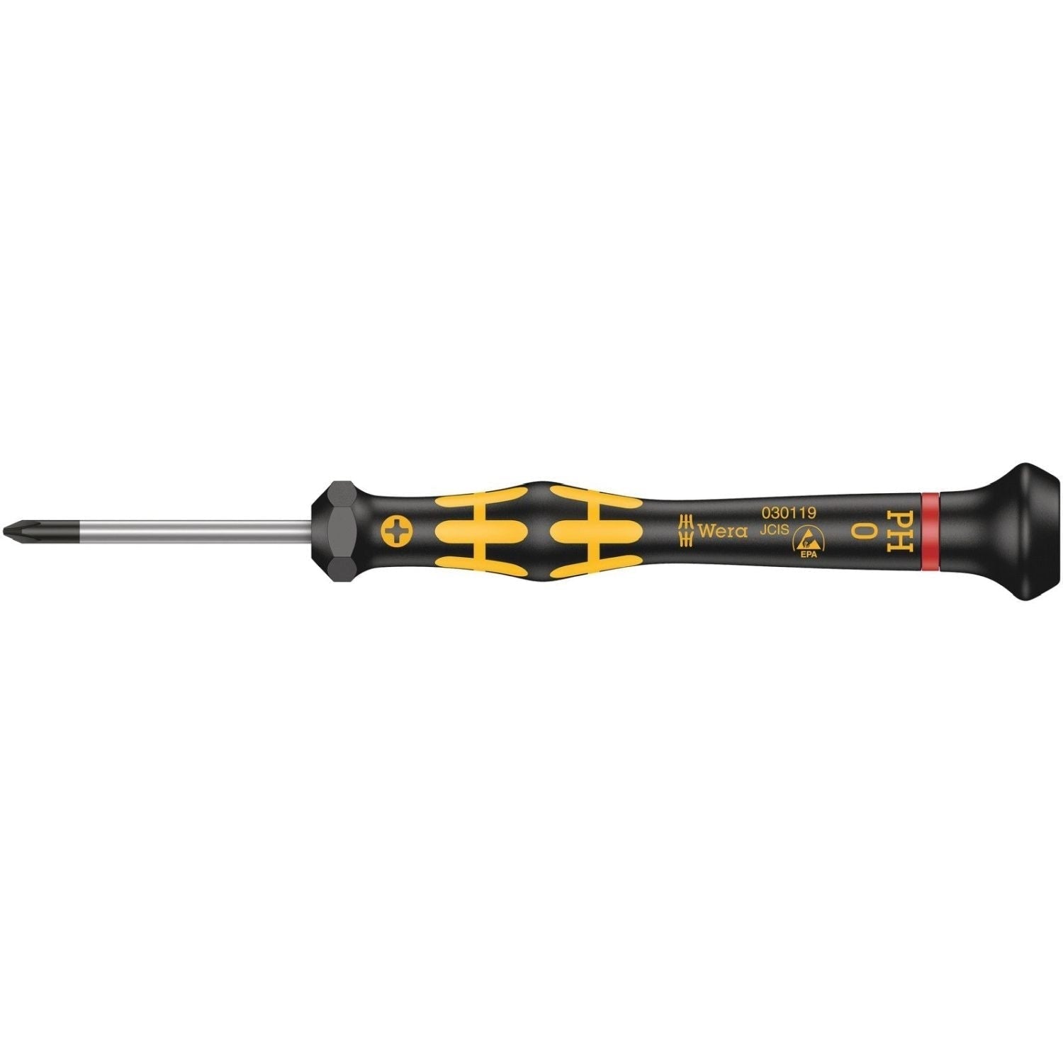Wera 1550 Ph Esd Kraftform Micro Screwdriver For Phillips Screws, Ph 0x60-mm.