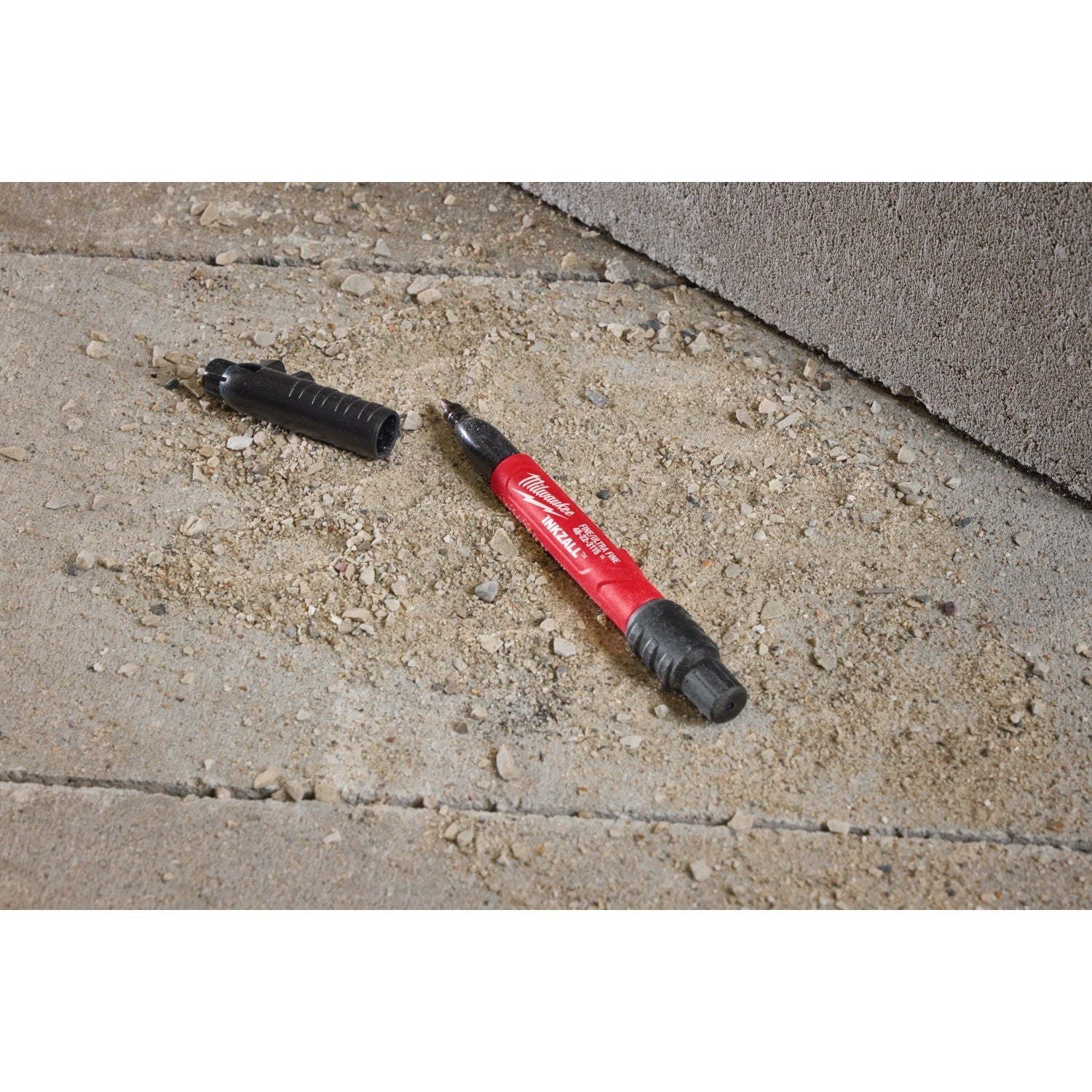 Milwaukee 48-22-3115 INKZALL Double-Sided Ultra Fine & Fine Point Black Jobsite Marker