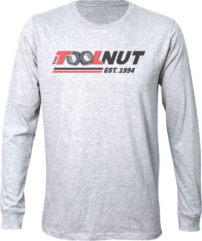 Tool Nut Official Logo Sleeve Gray T-Shirt