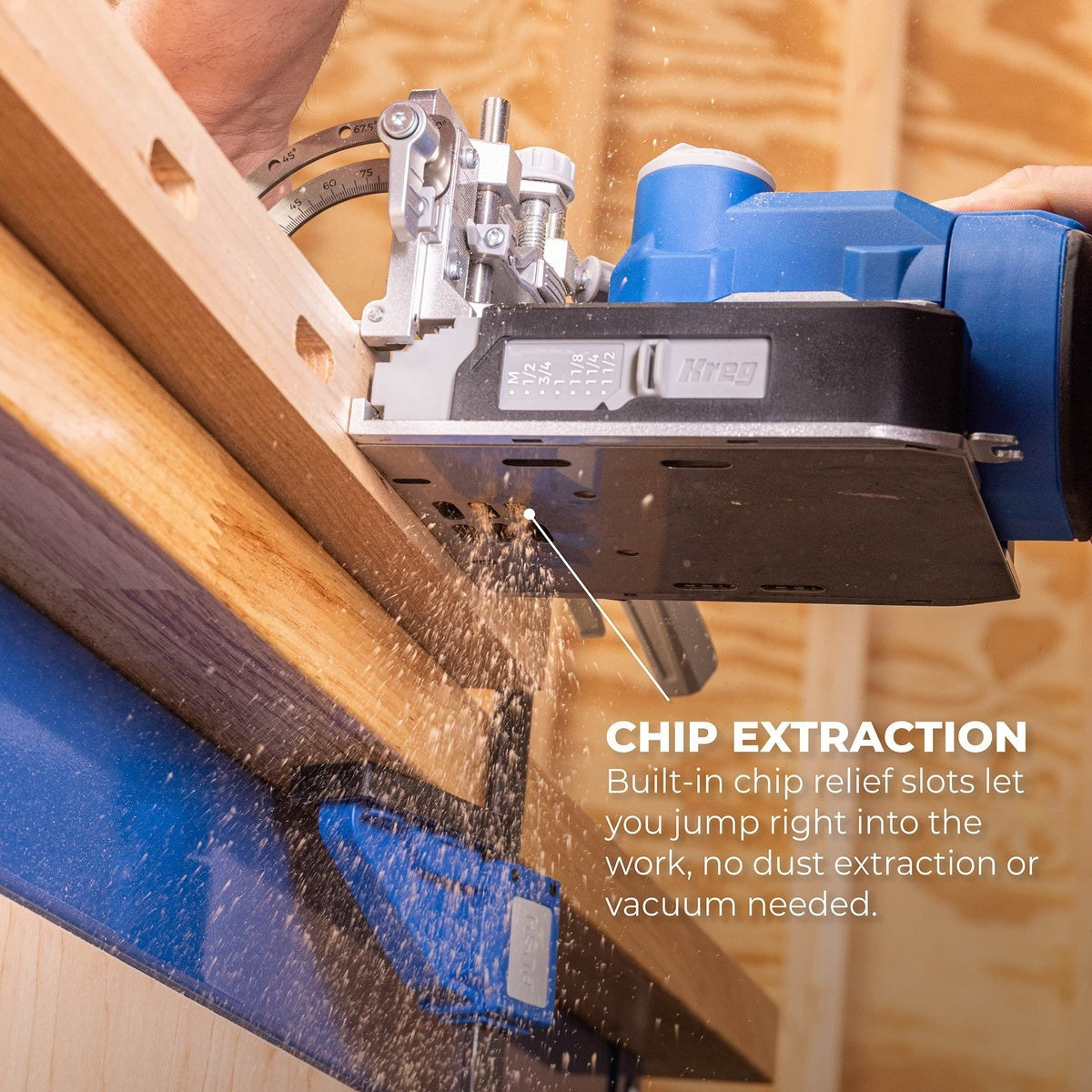 Kreg Edge 20V Ionic Cordless Brushless Loose Tenon Joiner 4.0Ah Kit (KPTBEDGE100B)