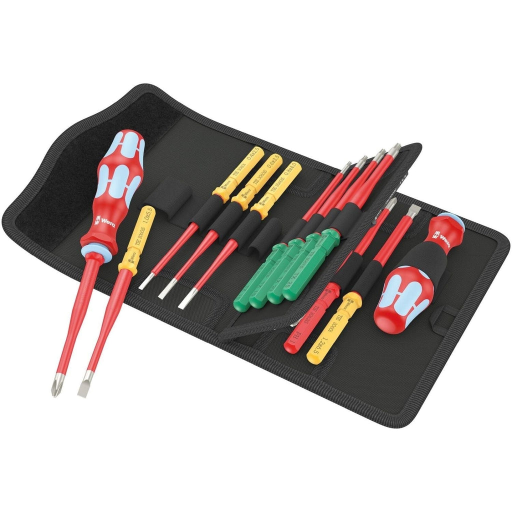Wera Kraftform Kompakt VDE Stainless 17 Extra Slim 1 Tool Finder, 17-Pieces
