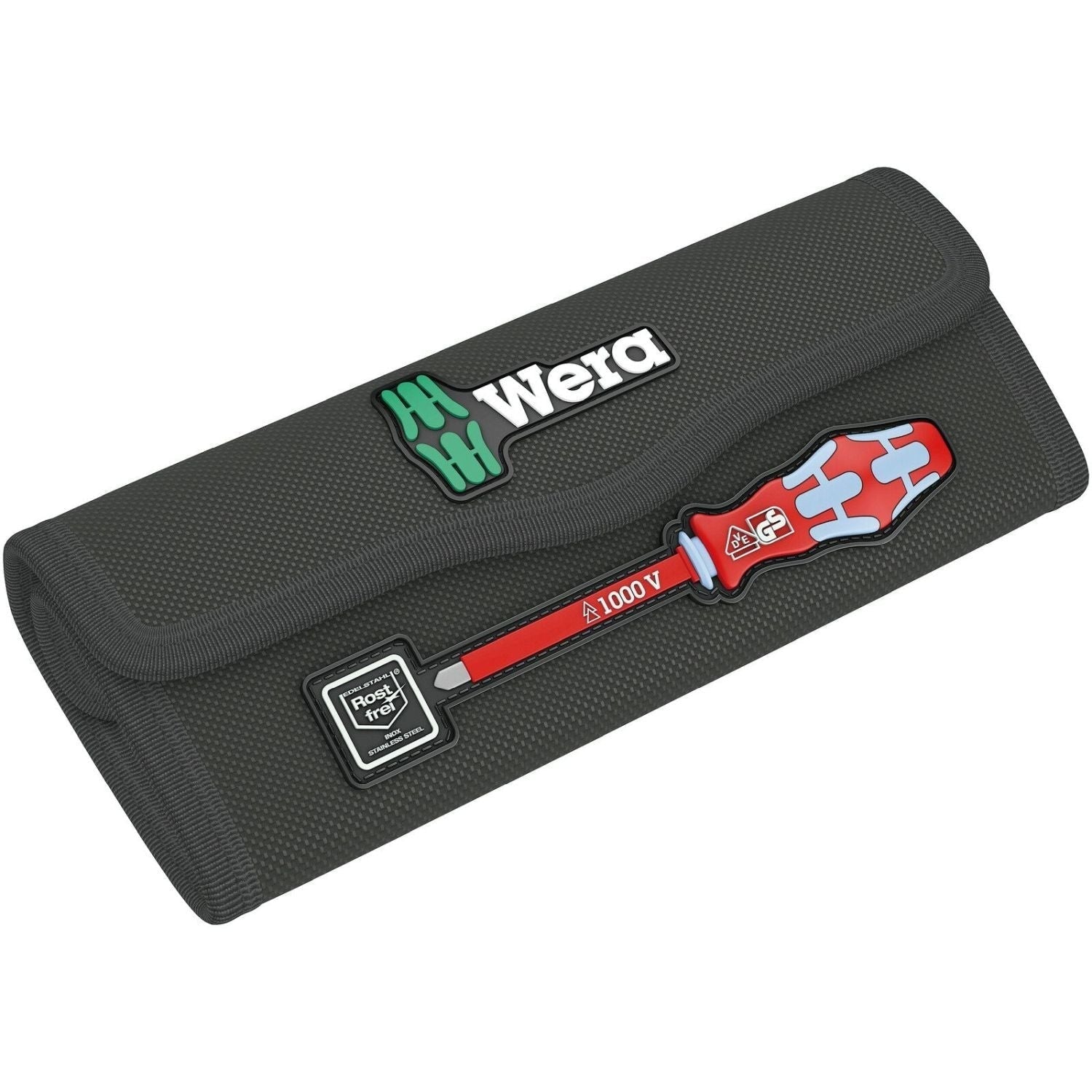 Wera 9476 Folding Pouch For Sets Of Up To 8 Kraftform Kompakt VDE Stainless, Empty, 180x80-mm.