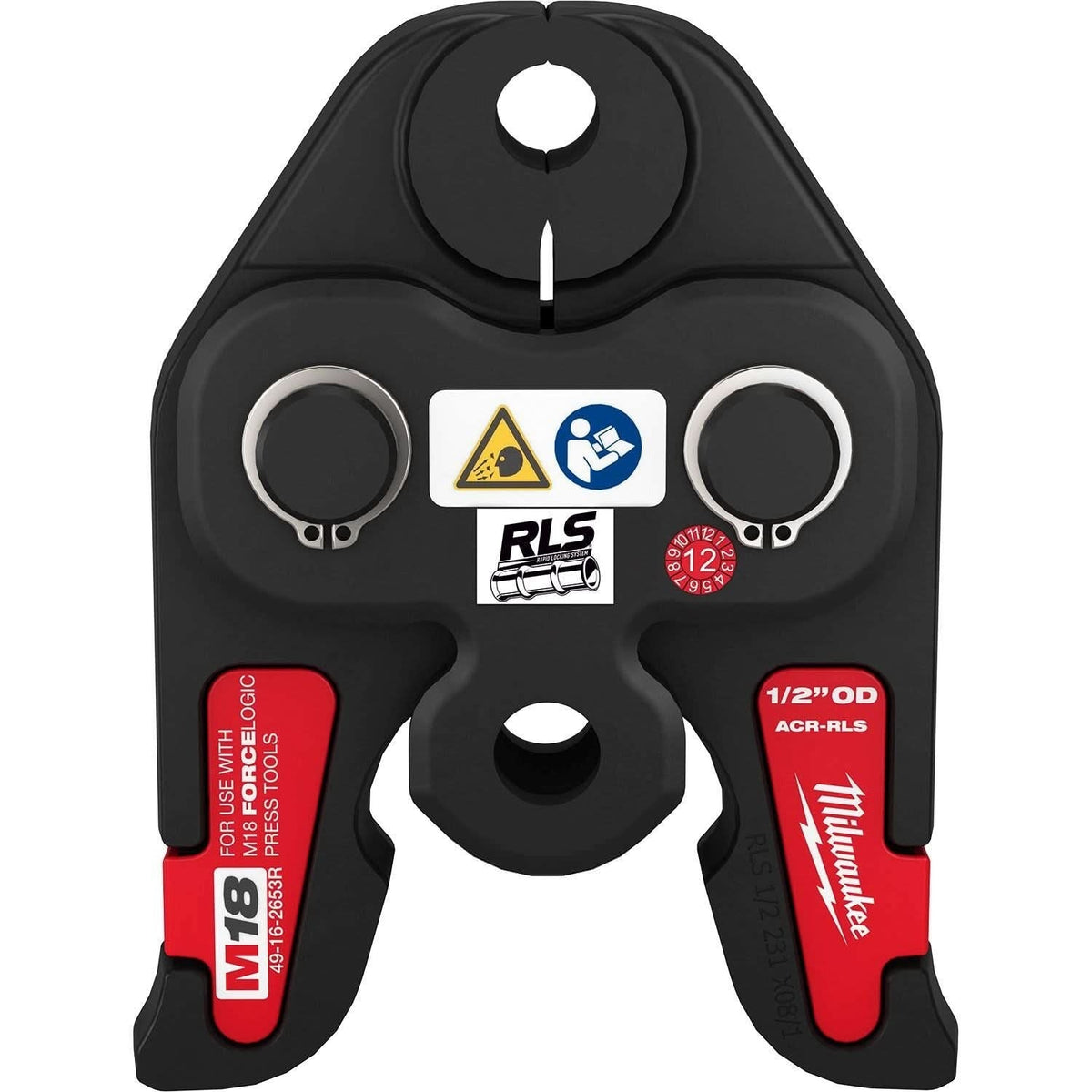 Milwaukee 49-16-2653R 1/2" RLS ACR Press Jaw for M18 FORCE LOGIC Press Tools