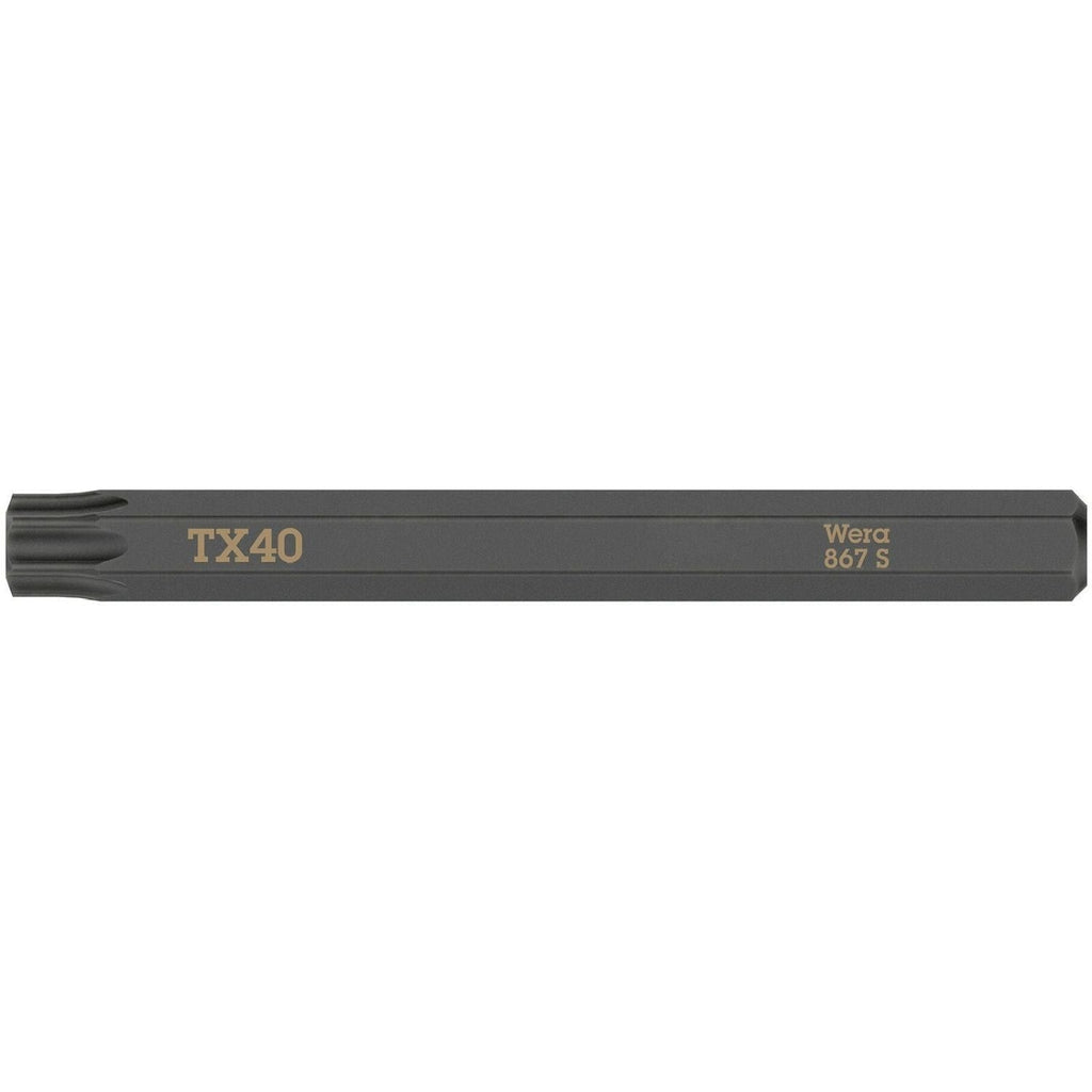 Wera 867 S Torx Bit For Impact Screwdrivers, Torx 40x70-mm.
