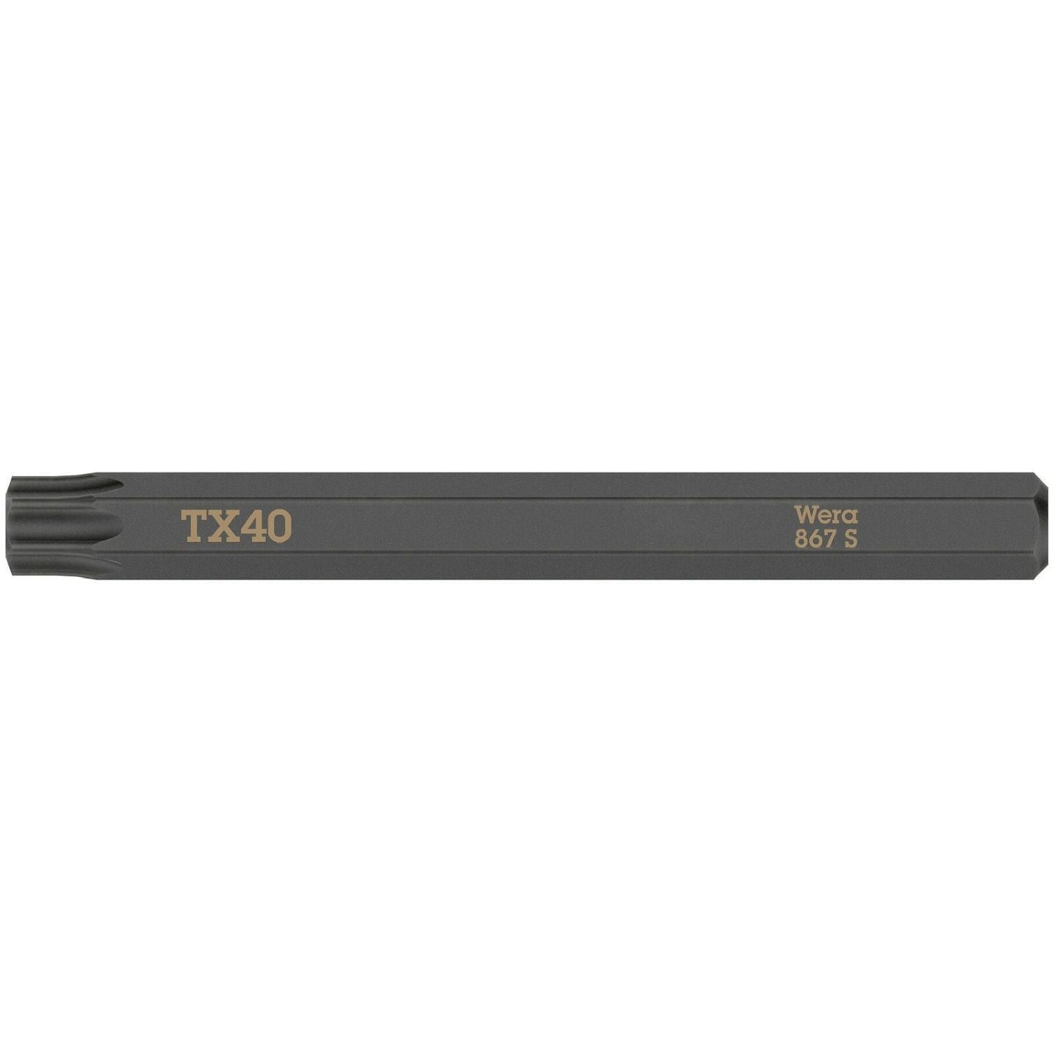 Wera 867 S Torx Bit For Impact Screwdrivers, Torx 40x70-mm.