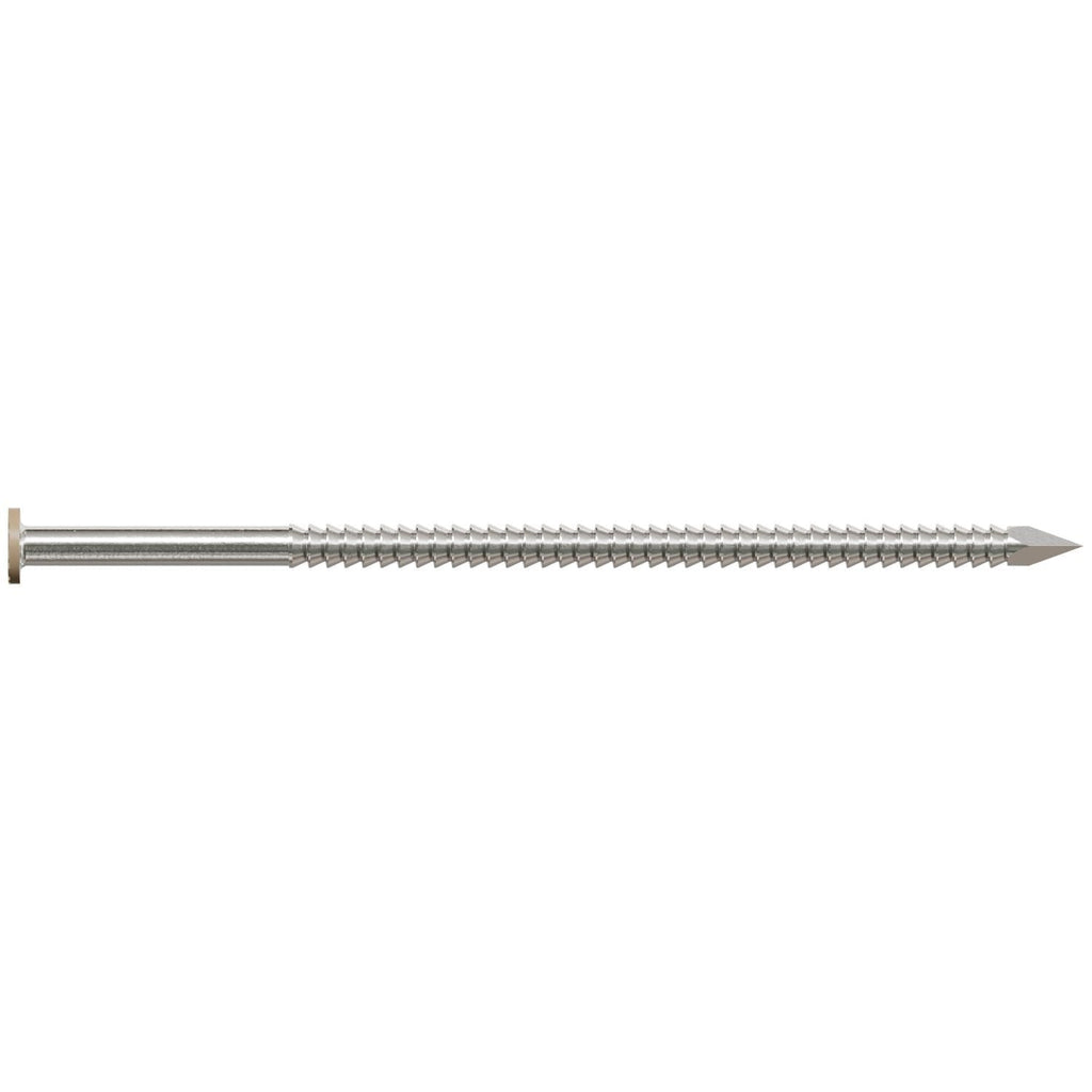 Simpson Strong-Tie S10SNDT1 Painted Siding Nail, 3-in. x .113-in. Type 304 Stainless Steel, Tan, 1-lb.