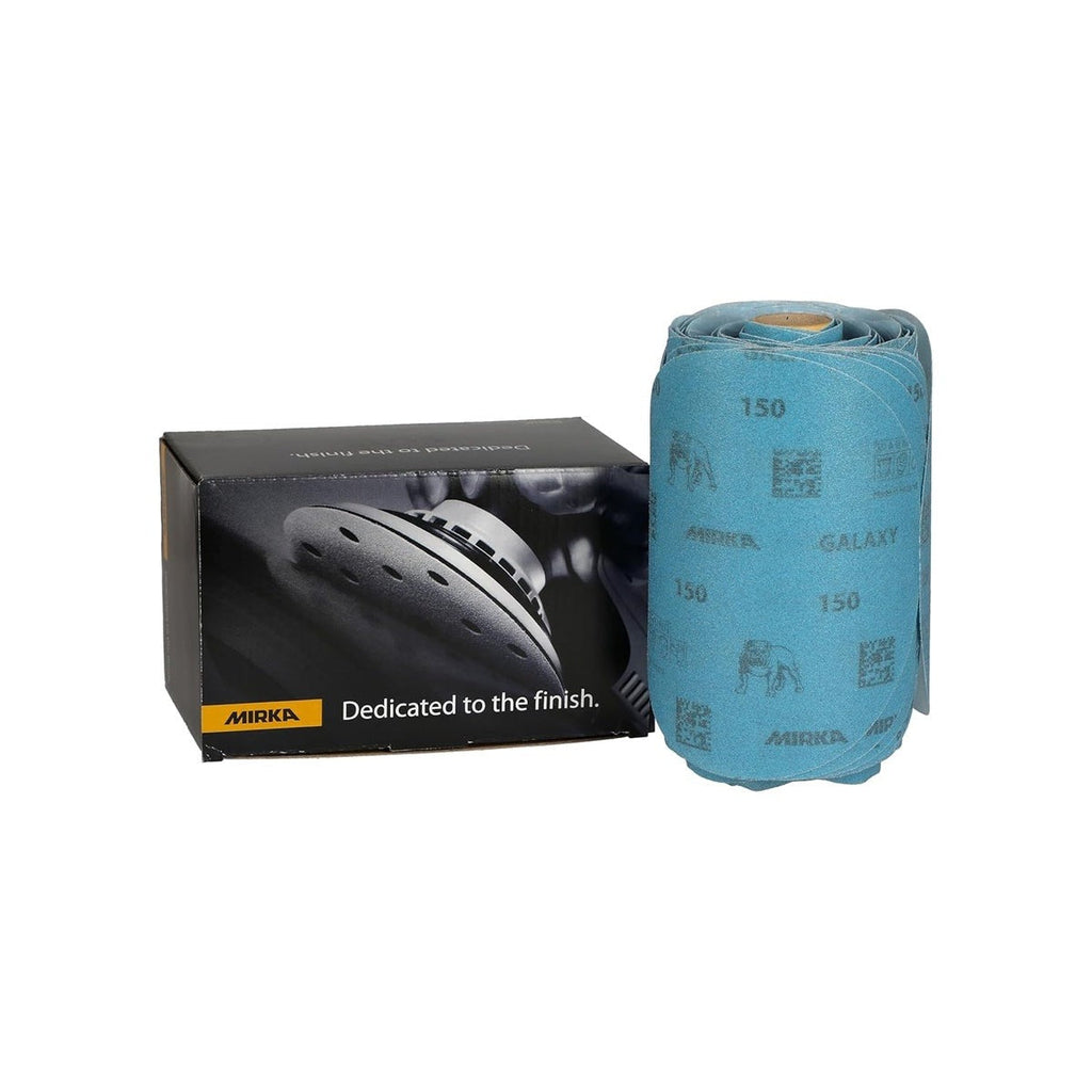 Mirka Galaxy 6-in. 150 Grit PSA Sanding Disc Roll, 100-Pack, No-Hole (FY-6PF-150)
