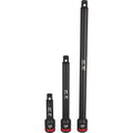 Milwaukee 49-66-6714 3PC SHOCKWAVE Impact Duty 3/8-Inch Drive Extension Set