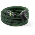 Festool 577161 Antistatic Smooth Suction Hose with Rotating Angle Adapter 27/32mm x 11-ft-6-in