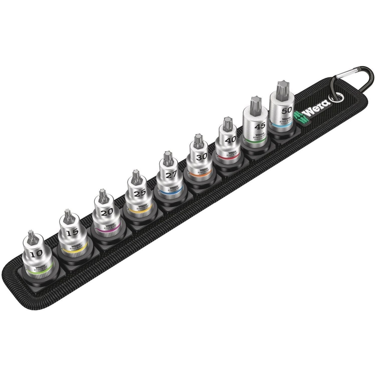 Wera Belt B 3 Torx Hf Zyklop Bit Socket Set With Holding Function, 3/8-in. Drive, 9-Pieces