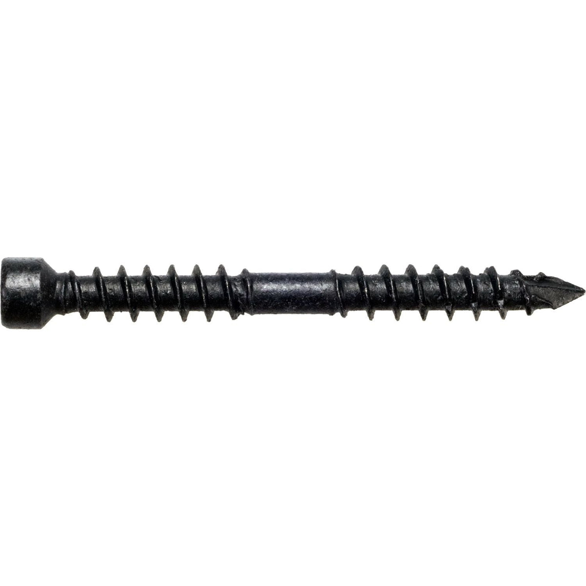 Simpson Strong-Tie SWD18212DBB-R50 Strong Drive SWD Double-Threaded Screw, 0.180-in. x 2-1/2-in. T30, Black, 50-Pack