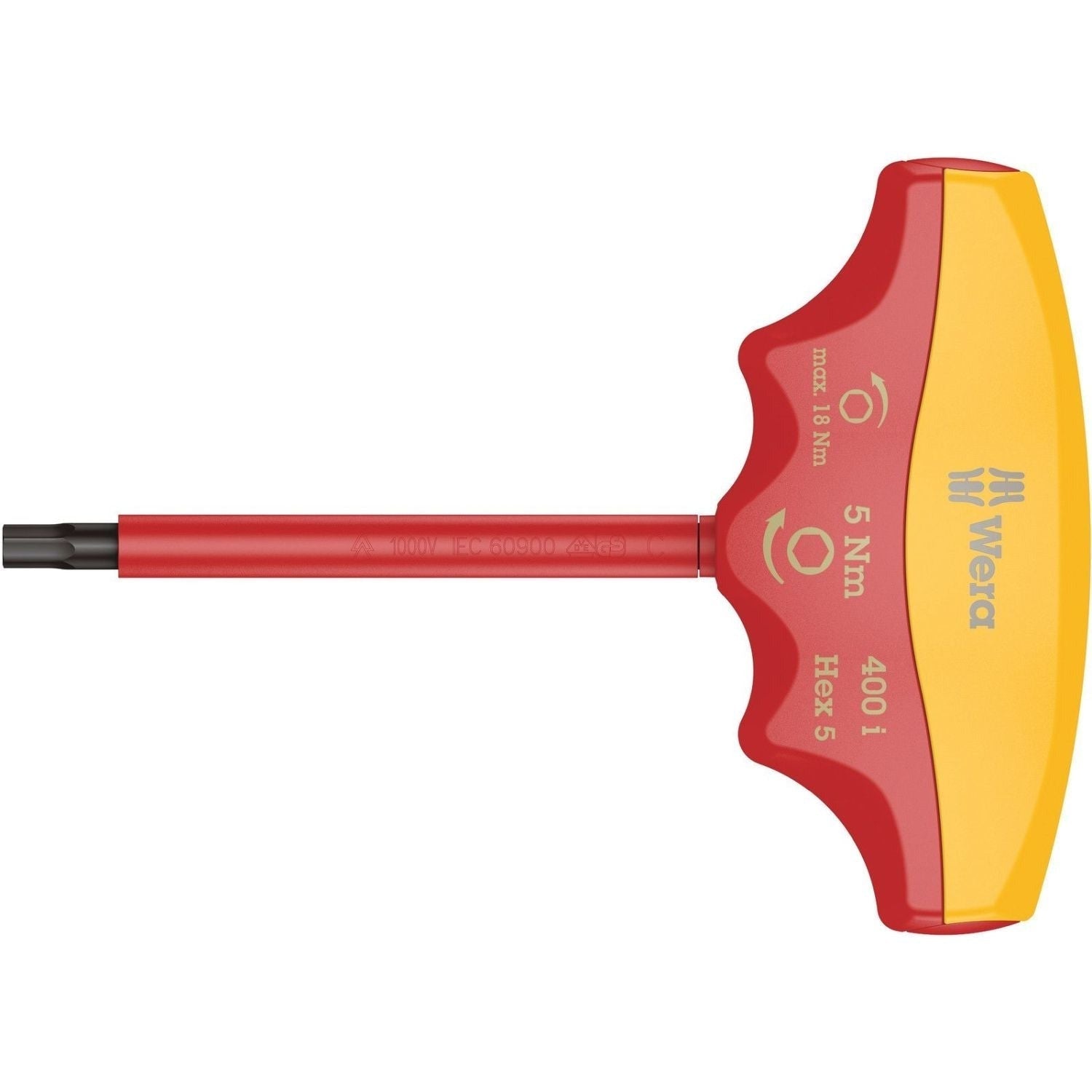 Wera 400 I VDE Hex Insulated Torque-indicator, 5-mm.x5.0 Nm