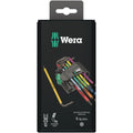 Wera 967/9 Torx Bo Multicolour 1 SB L-Key Set For Tamper-Proof Torx Screws, Blacklaser, 9-Pieces